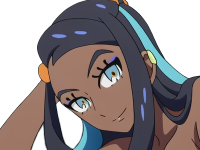 donna nessa pokemon pkm 8g championne dresseuse arene skifford galar eau waifu femme anime jeu