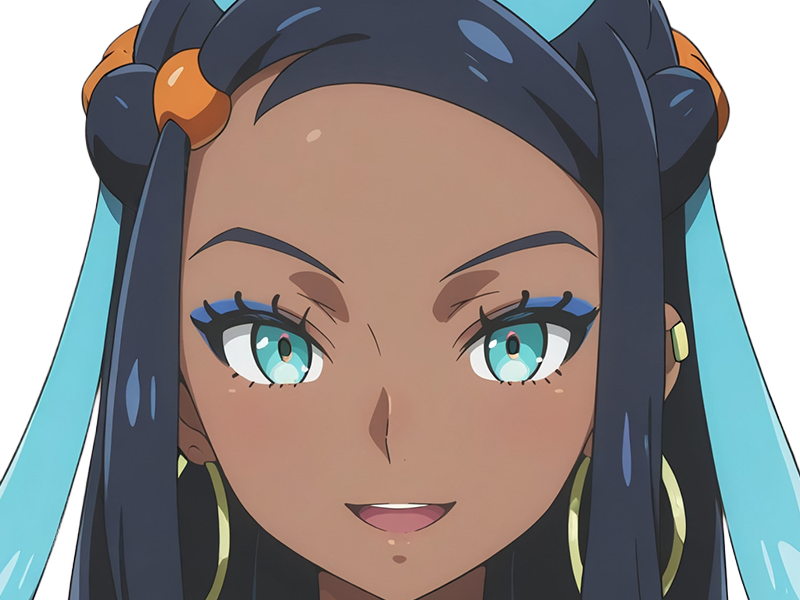 donna nessa pokemon pkm 8g championne dresseuse arene skifford galar eau waifu femme anime jeu