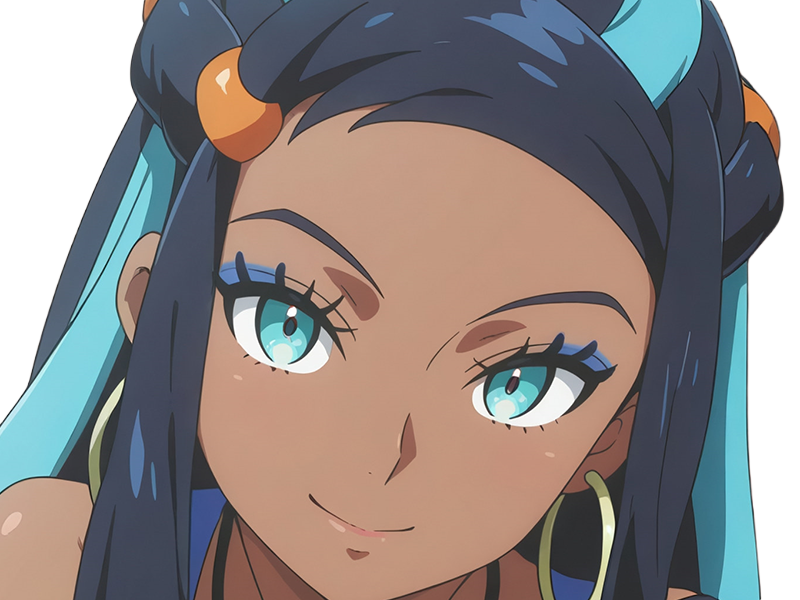 donna nessa pokemon pkm 8g championne dresseuse arene skifford galar eau waifu femme anime jeu