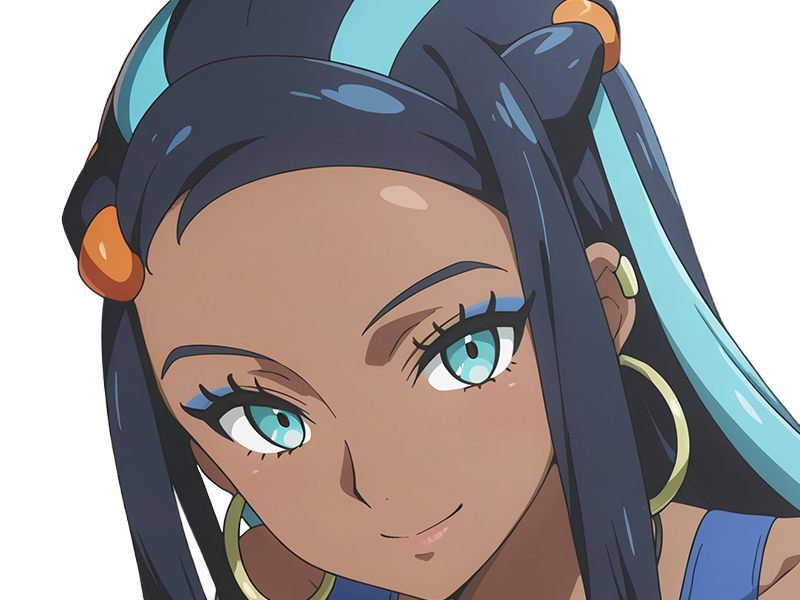 donna nessa pokemon pkm 8g championne dresseuse arene skifford galar eau waifu femme anime jeu