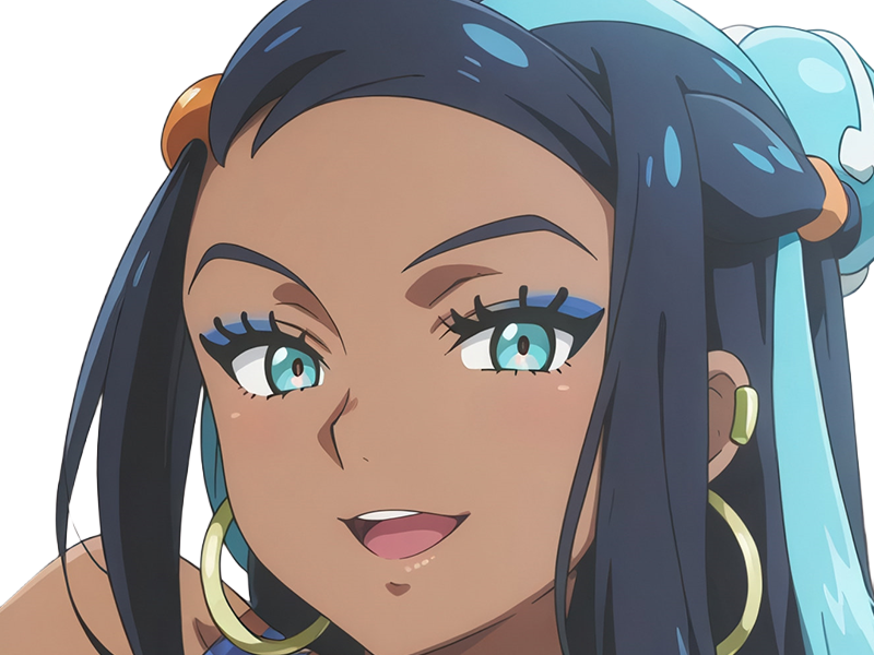 donna nessa pokemon pkm 8g championne dresseuse arene skifford galar eau waifu femme anime jeu