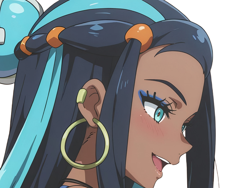 donna nessa pokemon pkm 8g championne dresseuse arene skifford galar eau waifu femme anime jeu