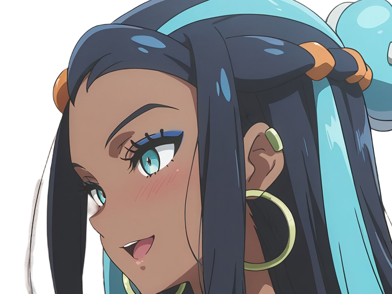 donna nessa pokemon pkm 8g championne dresseuse arene skifford galar eau waifu femme anime jeu
