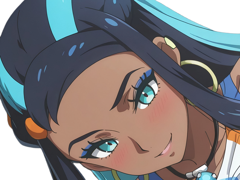 donna nessa pokemon pkm 8g championne dresseuse arene skifford galar eau waifu femme anime jeu