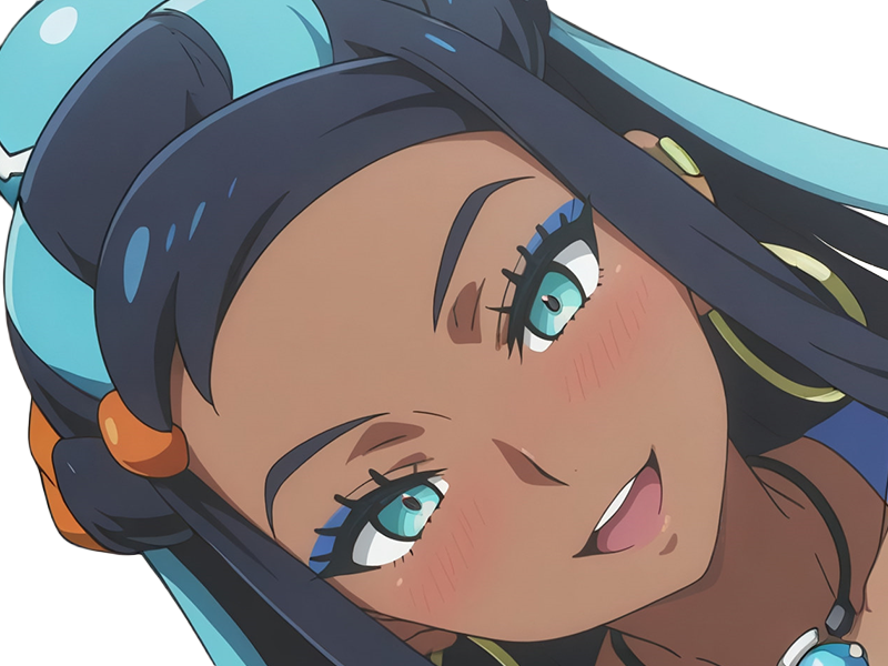 donna nessa pokemon pkm 8g championne dresseuse arene skifford galar eau waifu femme anime jeu