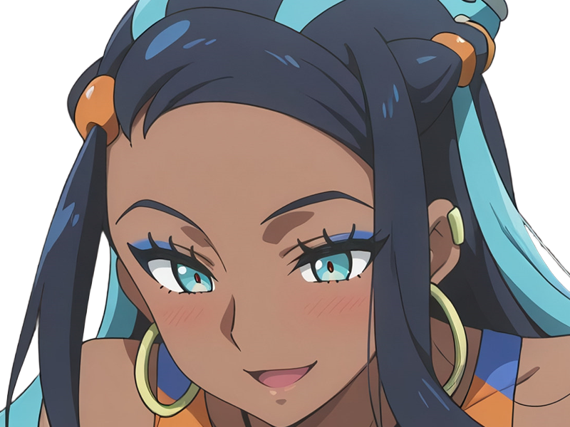 donna nessa pokemon pkm 8g championne dresseuse arene skifford galar eau waifu femme anime jeu