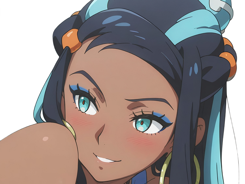 donna nessa pokemon pkm 8g championne dresseuse arene skifford galar eau waifu femme anime jeu