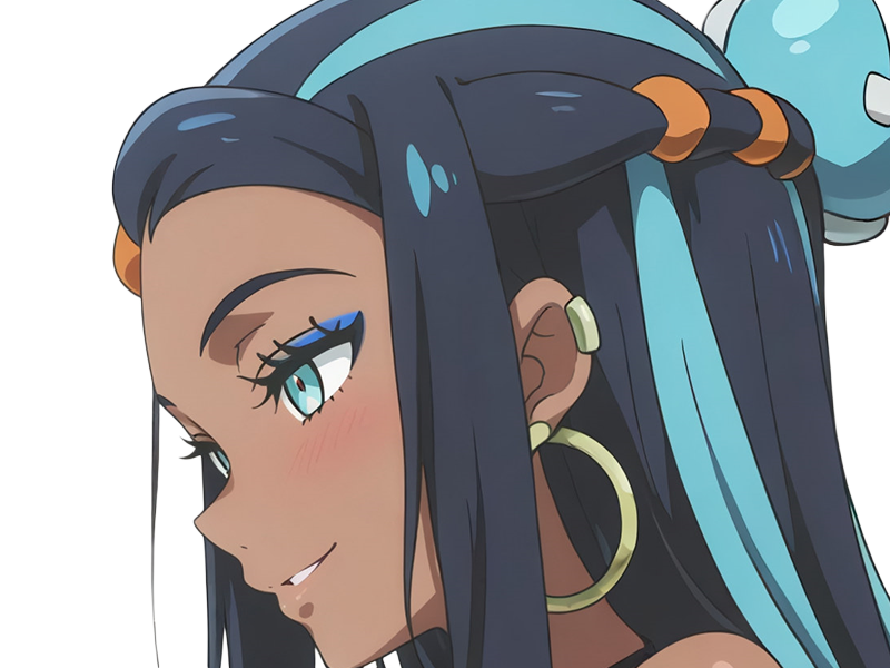 donna nessa pokemon pkm 8g championne dresseuse arene skifford galar eau waifu femme anime jeu