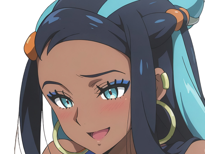 donna nessa pokemon pkm 8g championne dresseuse arene skifford galar eau waifu femme anime jeu