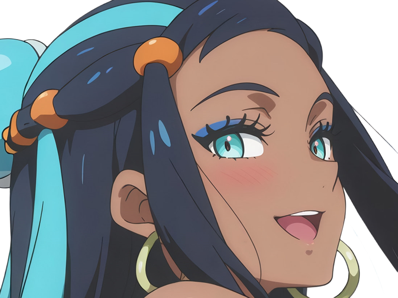 donna nessa pokemon pkm 8g championne dresseuse arene skifford galar eau waifu femme anime jeu