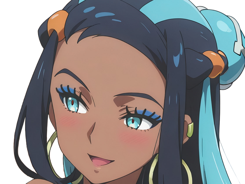 donna nessa pokemon pkm 8g championne dresseuse arene skifford galar eau waifu femme anime jeu
