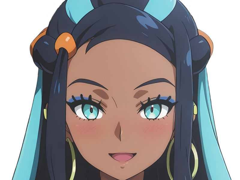 donna nessa pokemon pkm 8g championne dresseuse arene skifford galar eau waifu femme anime jeu