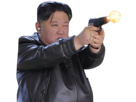 kim-jong-un-jong-un-tire-pistolet-flingue-vise-stand-de-tir-propagande