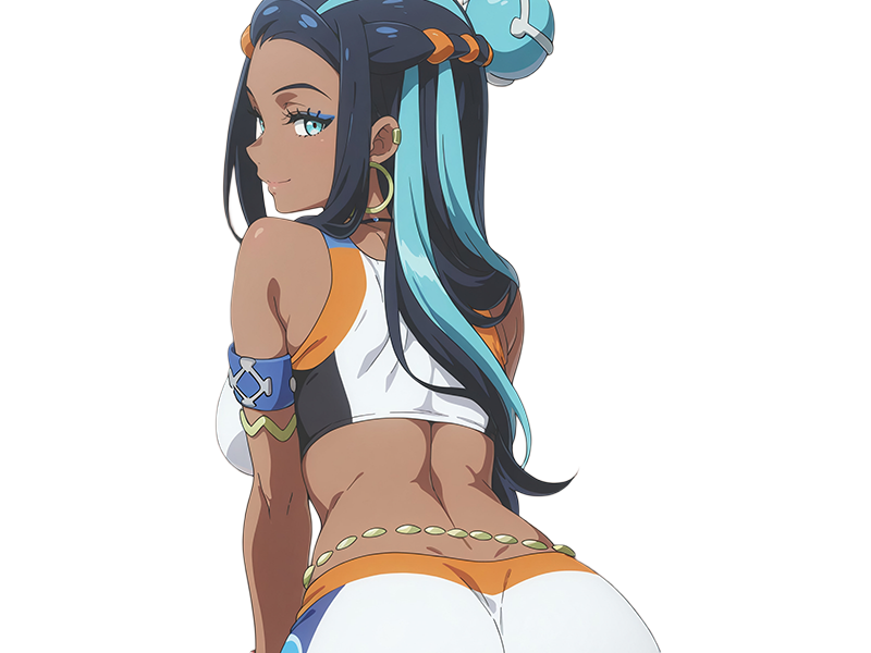 donna nessa pokemon pkm 8g championne dresseuse arene skifford galar eau waifu femme anime jeu