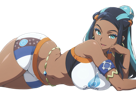 donna-nessa-pokemon-pkm-8g-championne-dresseuse-arene-skifford-galar-eau-waifu-femme-anime-jeu