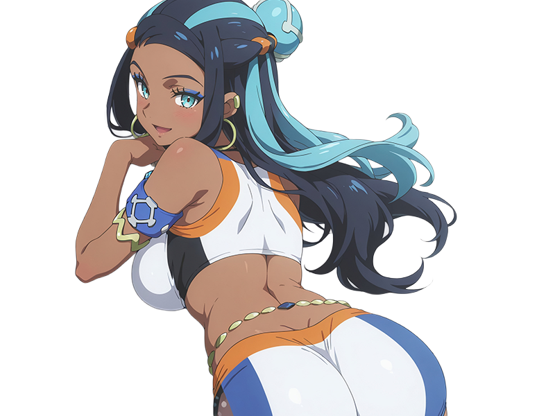 donna nessa pokemon pkm 8g championne dresseuse arene skifford galar eau waifu femme anime jeu