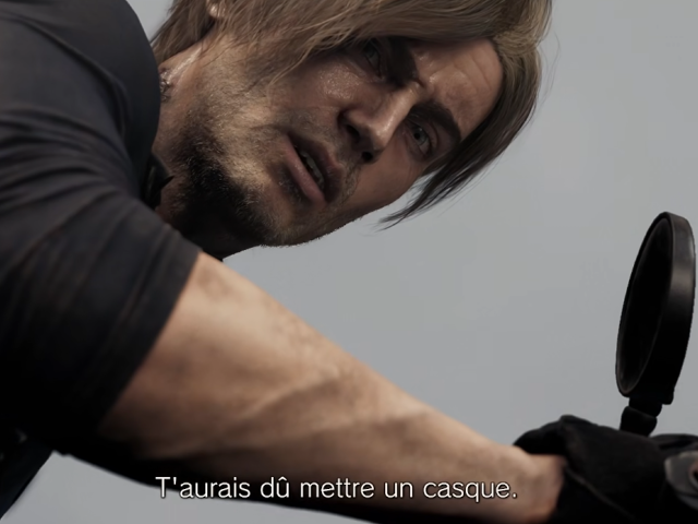 leon resident evil requiem casque