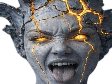 immortel statue gris or mystere fissure jaune