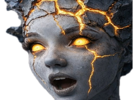 immortel statue gris or mystere fissure jaune