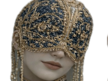 or mystere jaune masque homme femme waifu bleu aveugle