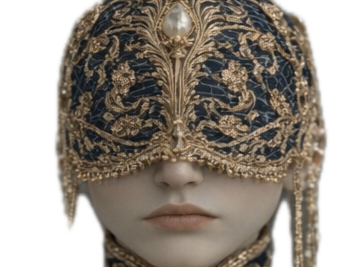 or mystere jaune masque homme femme waifu bleu aveugle