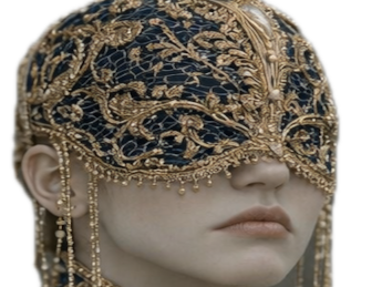 or mystere jaune masque homme femme waifu bleu aveugle