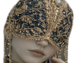 or mystere jaune masque homme femme waifu bleu aveugle