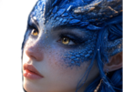 mystere-femme-waifu-dragon-bleu-eau-cornes