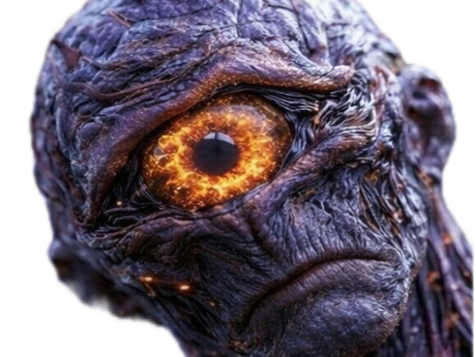 mystere oeil violet monstre dieu