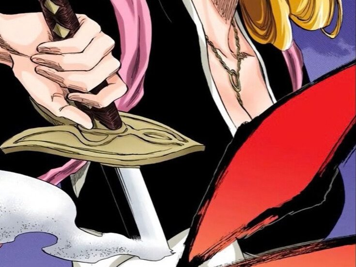 rangiku matsumoto bleach rachel de broglie cheveux blond venition yeux bleu epee katana