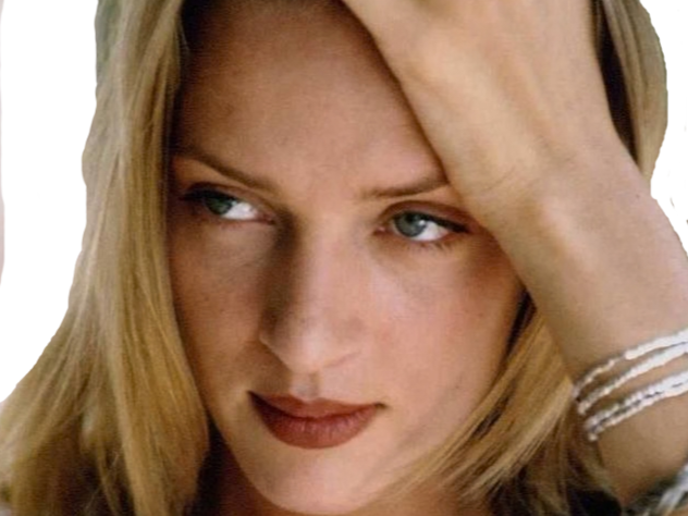 uma thurman kill bill beatrix kiddo rose dassonville blonde yeux bleu bloop