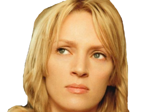 uma thurman kill bill beatrix kiddo rose dassonville blonde yeux bleu bloop