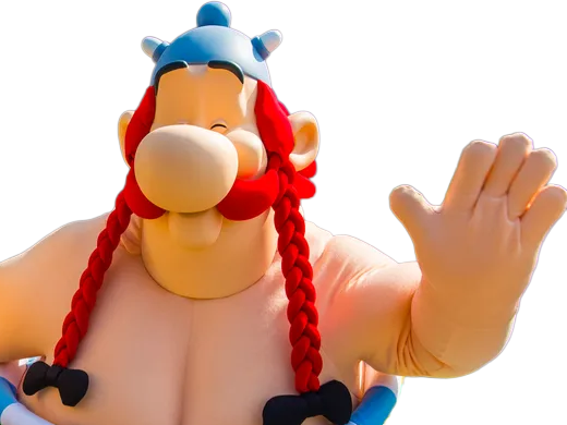 asterix obelix mascotte parc spirou gaulois france gaule romains bd bande dessinee moupe