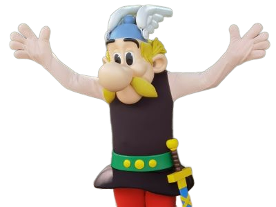 asterix obelix mascotte parc spirou gaulois france gaule romains bd bande dessinee moupe
