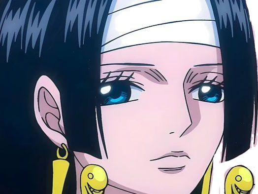 boa hancock one piece cheveux noir boucle oreille serpent bloop