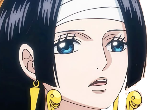 boa hancock one piece cheveux noir boucle oreille serpent bloop