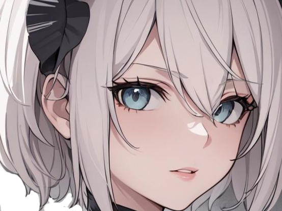 2b nier automata opale de brienne cheveux blanc sans bandeau yeux bleu bloop