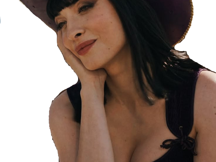 lera abova one piece nico robin live action cheveux noir chapeau bloop