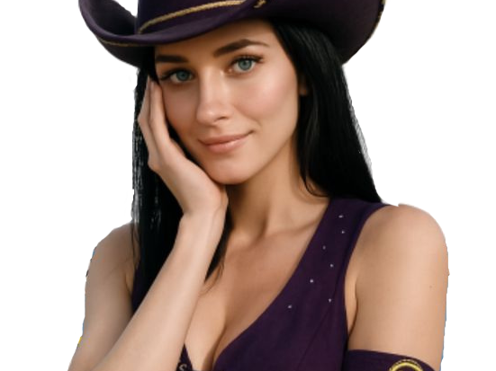 lera abova one piece nico robin live action cheveux noir chapeau bloop