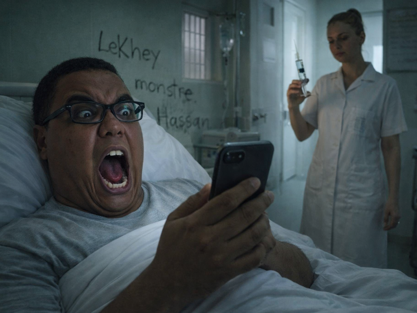 giuseppe monstre puant stop censure lekhey umd asile rage hassan lit hopital psychiatrique brise danse