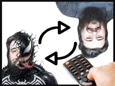 hooper venom spiderman demon humeur telecommande tele changer