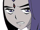 raven-teen-titans-violet-pourpre-dc-comics-demi-demone-trichoporphyree-indigo