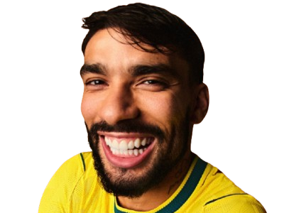 lucas paqueta bresil brazil bresilien troll sourire rire dents flamengo paris sportif rigolo comique bronze
