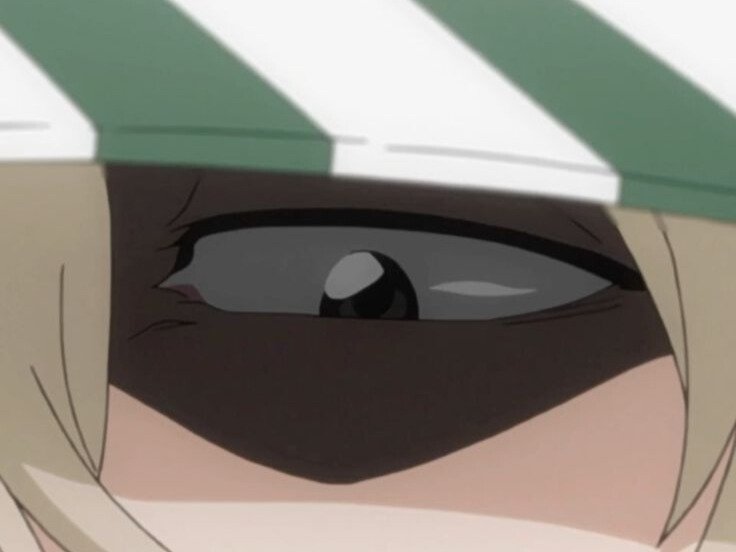kisuke urahara bleach chapeau vert oeil opimissime bloop