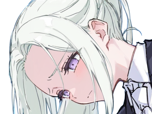 edelgard von-hresvelg edel fire-emblem three-houses fe3h aigles-de-jais imperatrice noble moupe pre-ellipse triste melancolique retenue tete-baissee