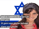 koxie-cohen-israel-sionisme-prevention-garcons-noir-clip-gare-aux-gorilles-goyim-goy-juif-tichel