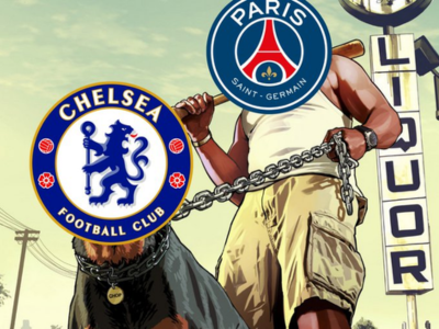 psg paris saint germain chelsea ldc ligue des champions chien laisse meme gta franklin chop