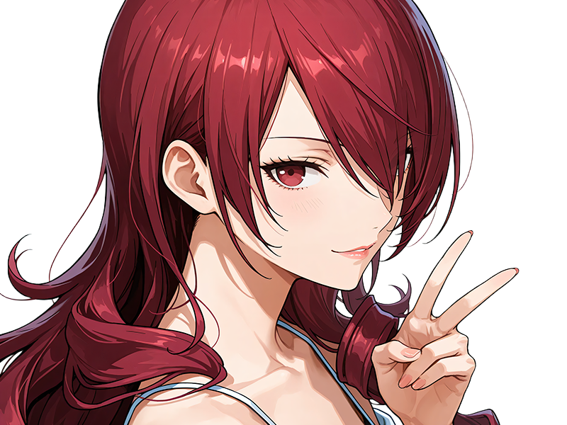 Sticker mitsuru kirijo sees persona 3 reload anime manga jeu rousse femme waifu eleve presidente bde par Dark-63