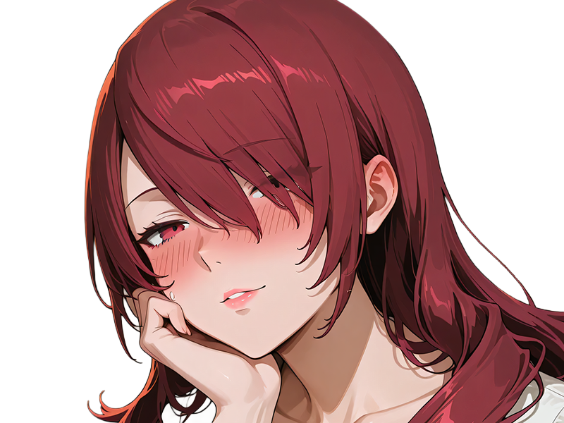 Sticker mitsuru kirijo sees persona 3 reload anime manga jeu rousse femme waifu eleve presidente bde par Dark-63