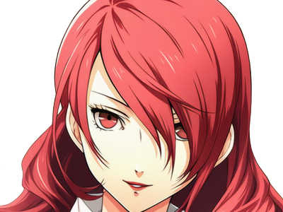 Sticker mitsuru kirijo sees persona 3 reload anime manga jeu rousse femme waifu eleve presidente bde par Dark-63